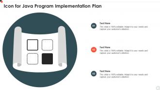 Icon For Java Program Implementation Plan