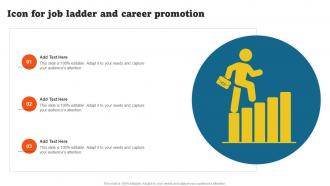 Icon For Job Ladder And Career Promotion