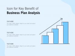 Icon for key benefit of business plan analysis