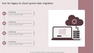 Icon For Legacy To Cloud System Data Migration