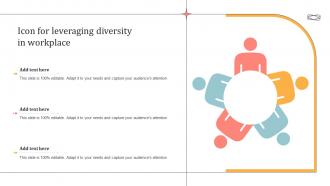 Icon For Leveraging Diversity In Workplace