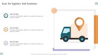 Icon For Logistics Hub Locations