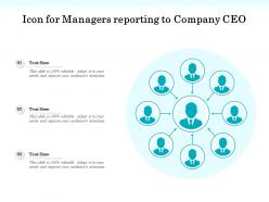 Icon for managers reporting to company ceo
