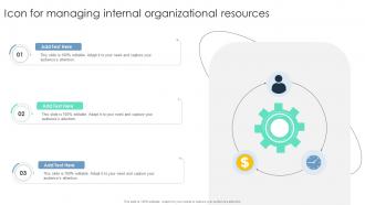 Icon For Managing Internal Organizational Resources
