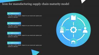 Icon For Manufacturing Supply Chain Maturity Model