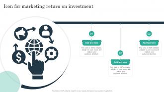 Icon For Marketing Return On Investment