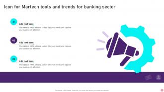 Icon For Martech Tools And Trends For Banking Sector