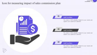 Icon For Measuring Impact Of Sales Commission Plan
