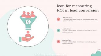 Icon For Measuring Roi In Lead Conversion