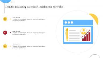 Icon For Measuring Success Of Social Media Portfolio