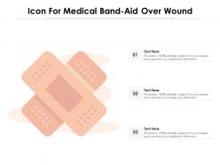 Icon for medical bandaid over wound
