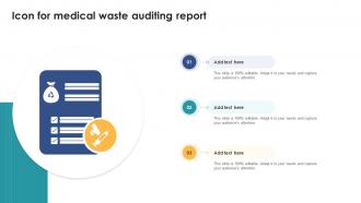 Icon For Medical Waste Auditing Report