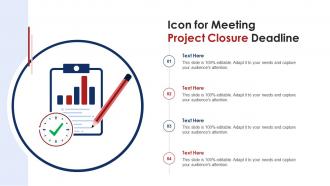 Icon For Meeting Project Closure Deadline