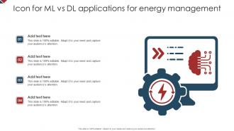 Icon For ML Vs DL Applications For Energy Management