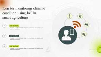 Icon For Monitoring Climatic Condition Using IoT In Smart Agriculture