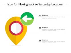 Icon for moving back to yesterday location