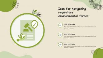 Icon For Navigating Regulatory Environmental Forces