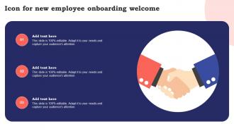 Icon For New Employee Onboarding Welcome