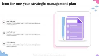 Icon For One Year Strategic Management Plan