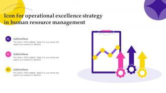 Icon For Operational Excellence Strategy In Human Resource Management