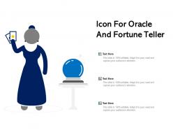 Icon for oracle and fortune teller