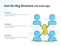 Icon For Org Structure With Dollar Sign