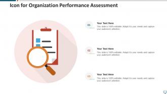 Icon for organization performance assessment