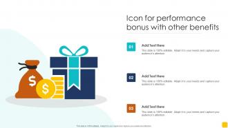 Icon For Performance Bonus With Other Benefits