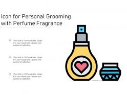 Icon for personal grooming with perfume fragrance