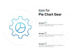 Icon For Pie Chart Gear