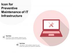 Icon For Preventive Maintenance Of IT Infrastructure