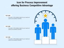 Icon for process improvement offering business competitive advantage