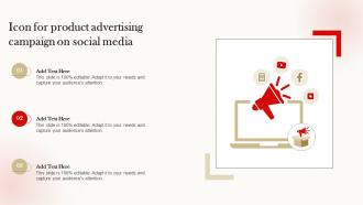Icon For Product Advertising Campaign On Social Media