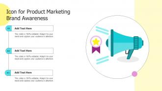 Icon For Product Marketing Brand Awareness