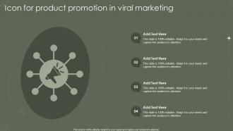 Icon For Product Promotion In Viral Marketing