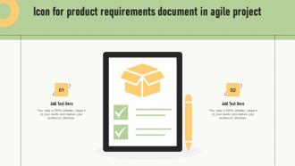 Icon For Product Requirements Document In Agile Project