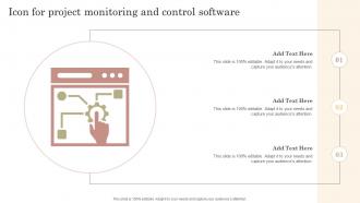 Icon For Project Monitoring And Control Software