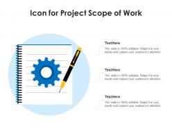 Icon for project scope of work