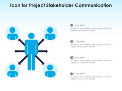 Icon for project stakeholder communication