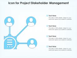 Icon for project stakeholder management