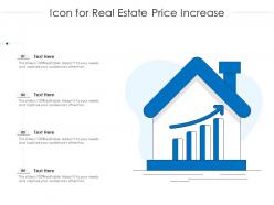 Icon For Real Estate Price Increase