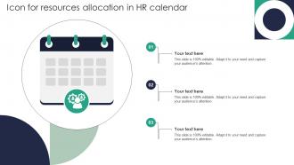 Icon For Resources Allocation In HR Calendar