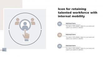 Icon For Retaining Talented Workforce With Internal Mobility