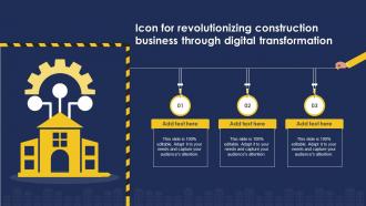 Icon For Revolutionizing Construction Business Through Digital Transformation