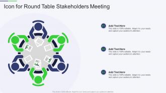 Icon For Round Table Stakeholders Meeting