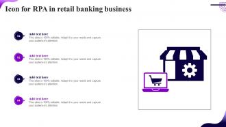 Icon For RPA In Retail Banking Business