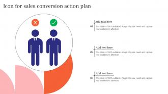 Icon For Sales Conversion Action Plan