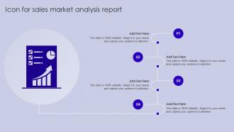 Icon For Sales Market Analysis Report