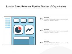 Icon for sales revenue pipeline tracker of organisation
