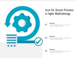 Icon For Scrum Process In Agile Methodology